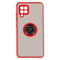 Miniatyrbillede 1 af 4: Etui - AVIZAR - Samsung Galaxy A42 5G - Bi-materiale - Metalring - Supportfunktion - Rød Röd