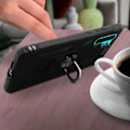 Miniatyrbild 4 av 4: Coque - AVIZAR - P30 Pro - Bi-material - Hållring - Svart videostöd Svart