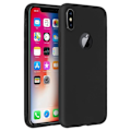 Miniatyrbillede 1 af 4: Coque - Forcell - iPhone X / XS - Blød Berøring - Silikone Gel - Sort Svart