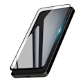 Miniatyrbild 1 av 5: Härdat glas för Oppo A5 Pro Scratch-skyddat Vinklat Svart