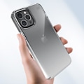 Miniatyrbillede 3 af 6: iPhone 12 Pro Max etui 4m Dropproof Presidio Perfect-Clear Shadow Speck Silver Grå