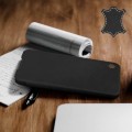 Pikkukuva 4 / 4: Kansi OnePlus Nord N100 Folio Case korttikotelo aitoa nahkaa Qin Nillkin musta musta Svart