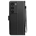 Miniatyrbillede 1 af 5: Etui til Realme C75 og 14x Dobbeltrem Klap Støtte Tegnebog Sort Svart