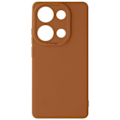 Miniatyrbillede 1 af 6: Etui - AVIZAR - Xiaomi Redmi Note 13 Pro 4G - Blød silikone - Lysebrun - Forstærket kamerakantbeskyttelse kastanj
