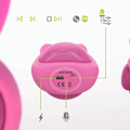 Miniatyrbild 4 av 4: 3W Bluetooth-högtalare Batteritid 3h Luminous Rabbit Design Moxie Pink
