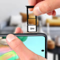 Miniatyrbillede 3 af 4: Samsung Galaxy A71 kortbakke 2x Nano SIM og Micro SD erstatning Sort Sort