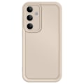 Pikkukuva 1 / 5: Samsung Galaxy S24 FE Soft Touch - Kohokuvioidut Reunat - Beige Beige