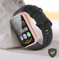 Miniatyrbillede 3 af 4: Fuld beskyttelse af hærdet glas Huawei Watch Fit 2 / Fit 2 Aktiv pink Rosa