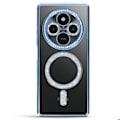 Pikkukuva 4 / 5: Coque Diamant pour Xiaomi Redmi 14C MagSafe Contour Strass Bleu Blå