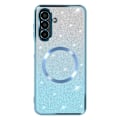 Miniatyrbild 2 av 5: Coque MagSafe för Samsung Galaxy A26 Silikon Glittrande Blå Blå