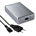 Miniatyrbillede 2 af 5: Ladeadapter - SATECHI - 108W - 2 USB-C Power Delivery - 2 USB - Kompakt Mørkegrå Grå