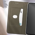 Pikkukuva 4 / 6: Kotelo Xiaomi Redmi 13C Kangaskorttikotelolle Support Sensitive Series Black Svart
