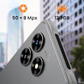 Miniatyrbillede 4 af 4: Vandtæt Elegant IP69 6000mAh Blade Va 5G Hammer Sort Mobiltelefon