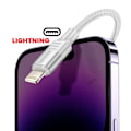 Pikkukuva 3 / 5: iPhone Lightning Mies OTG Adapteri USB Naispuoli Swissten Valkoinen