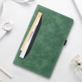 Pikkukuva 4 / 5: Samsung Tab A9 Plus - Kuori - Kannen - Keinonahkaa - Vihreä - Video tukitoiminto Grön