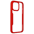 Pikkukuva 2 / 4: Kokonaiskuori - AVIZAR - iPhone 13 - Takana Plexiglas - Edessä Polymeri - Punainen Röd