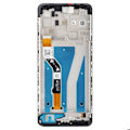 Miniatyrbillede 4 af 4: Original Motorola G60s LCD-skærm + berøringsglas (med ramme) Motorola lysegrå Grå