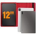 Miniatyrbillede 3 af 5: Universal Tablet Case 12 Inches Rotating Flap 360° Red
