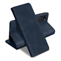 Miniatyrbillede 2 af 4: Étui - AVIZAR - Samsung S20 FE - Øko-læder Vintage - Blød Cover - Video Støtte Blå