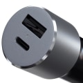 Miniatyrbild 2 av 4: Laddare för bil - Satechi - 72W - USB-C PD - USB - Integrerad LED-indikator Rymdgrå