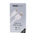 Miniatyrbillede 3 af 4: USB-C til USB PD 15W Opladning og Synkronisering 1m Grab 'N Go Hvid Vit