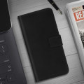 Miniatyrbillede 4 af 4: Hus til Samsung Galaxy S20 Plus - AVIZAR - Ægte Læder - 2 Kortlommer - Video Støtte - Magnetisk Svart