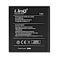 Miniatyrbillede 1 af 4: Internt batteri til Wiko Fizz - LINQ - BAT-WK06 - Kapacitet 2600mAh - Lithium Ion - 3,7 V Svart
