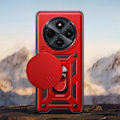 Miniatyrbild 4 av 5: Fodral för Xiaomi Redmi 14C Ring Support Sliding Camera Cover Röd Röd