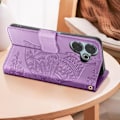 Miniatyrbillede 3 af 6: Mandala Butterfly Case til Xiaomi Redmi 13 - AVIZAR - Lilla - Pung håndledsrem Lila