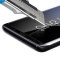 Pikkukuva 4 / 4: Suojakalvo - AVIZAR - Samsung Galaxy S8 - Karkaistu lasi - Kaarevat reunat - Täysi suoja Svart