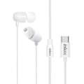 Miniatyrbild 1 av 4: USB-C hörlurar - INKAX - In-ear - 1,2m - Integrerad mikrofon - Multifunktionsknapp Vit