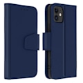 Miniatyrbild 1 av 4: Apple iPhone 11 Läderfodral Korthållare Premium Stativ Funktion Midnattsblå Blå Midnattsblå