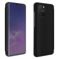Miniatyrbillede 1 af 4: Hoes til Samsung Galaxy S10 Lite - AVIZAR - Translucent Spejl Flip Cover - Sort - Semi-hård - Video Støtte Svart