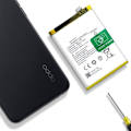 Miniatyrbillede 3 af 5: Internt batteri - Oppo A96 - BLP885 - 4500mAh - Sort Svart