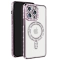 Pikkukuva 1 / 6: Coque Diamant pour iPhone 13 Pro MagSafe Contour Strass Violet Lila