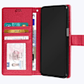 Miniatyrbild 4 av 5: Motorola Moto G52 och G82 Fodral Flip Wallet Video Support Handledsrem Fuschia fuchsia