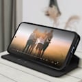 Miniatyrbillede 4 af 5: Etui til Redmi Note 12 Pro 5G og 12 Pro Plus 5G flip-kortholder Sort Svart