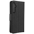 Miniatyrbillede 1 af 6: Cover til Samsung Galaxy S24 Flip Wallet Video Support Sort - AVIZAR - Semi-stiv - Syntetisk - Blandet Svart