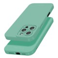 Miniatyrbillede 2 af 5: Etui til iPhone 16 Pro Max Silikone Mat Soft Touch Kamera Beskyttet Roar Bleggrøn Grön