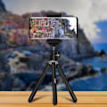 Miniatyrbillede 3 af 4: 360° roterende ministativ til smartphones fra 51 til 85 mm - LINQ - HD-3053 - Sort