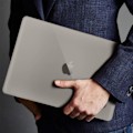 Pikkukuva 4 / 4: Suojakotelo - AVIZAR - MacBook Air 13'' 2018 - Iskunkestävä - Polykarbonaatti - Läpinäkyvä harmaa Transparent grå