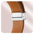 Pikkukuva 4 / 5: Rannekoru - AVIZAR - Galaxy Watch 5/5 Pro/4 - Nahka - Ruskea magneettinen solki kastanj