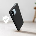 Pikkukuva 3 / 5: Kotelo - AVIZAR - Xiaomi Redmi A1 2022 - Kestävä - Pehmeä geelisilikoni - Musta