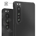 Miniatyrbillede 3 af 5: Etui til Sony Xperia 1 VI Anti-Fingerprint Polycarbonate Sort - AVIZAR - Stiv - Syntetisk - Glat - Blandet Svart