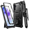 Miniatyrbillede 1 af 5: Carbon Case til Samsung Galaxy A55 Fuld beskyttelse Stødsikker I-Blason Sort Svart