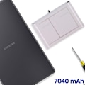 Miniatyrbillede 3 af 4: Internt batteri til Samsung Galaxy Tab A7 7040mAh Original EB-BT500 Samsung Black Svart