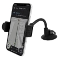 Miniatyrbillede 2 af 4: Støtt smartphone - Akashi - Vinduesmonteret sugekop - Justerbar - 360° rotation - Sort plastik Svart