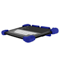 Pikkukuva 4 / 4: Tablettikotelo 7,9-9 tuumaa Universal Bumper Silicone Gel Blue Fashion Support