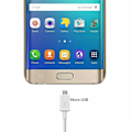 Pikkukuva 2 / 6: USB-mikro-USB-kaapeli, 2A, 1,5 m - Samsung - valkoinen