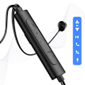 Pikkukuva 3 / 5: Langalliset Kuulokkeet - AKASHI - USB-C - Melunvaimennus - Mikrofoni Kaukosäätimellä - Musta Svart